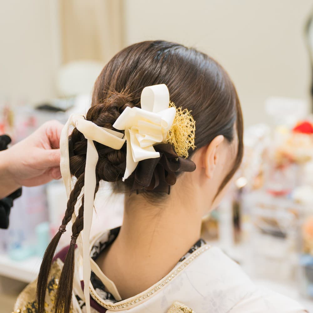 古典的な和装アップスタイル